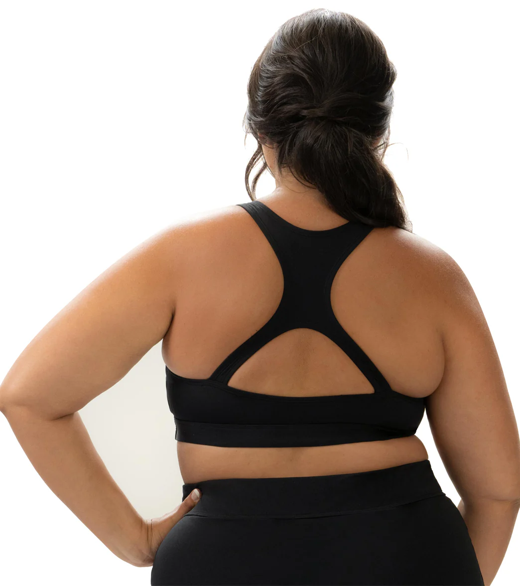 Dolfin Aquashape Women's High Neck Longline Racerback Bikini Top - Image 2