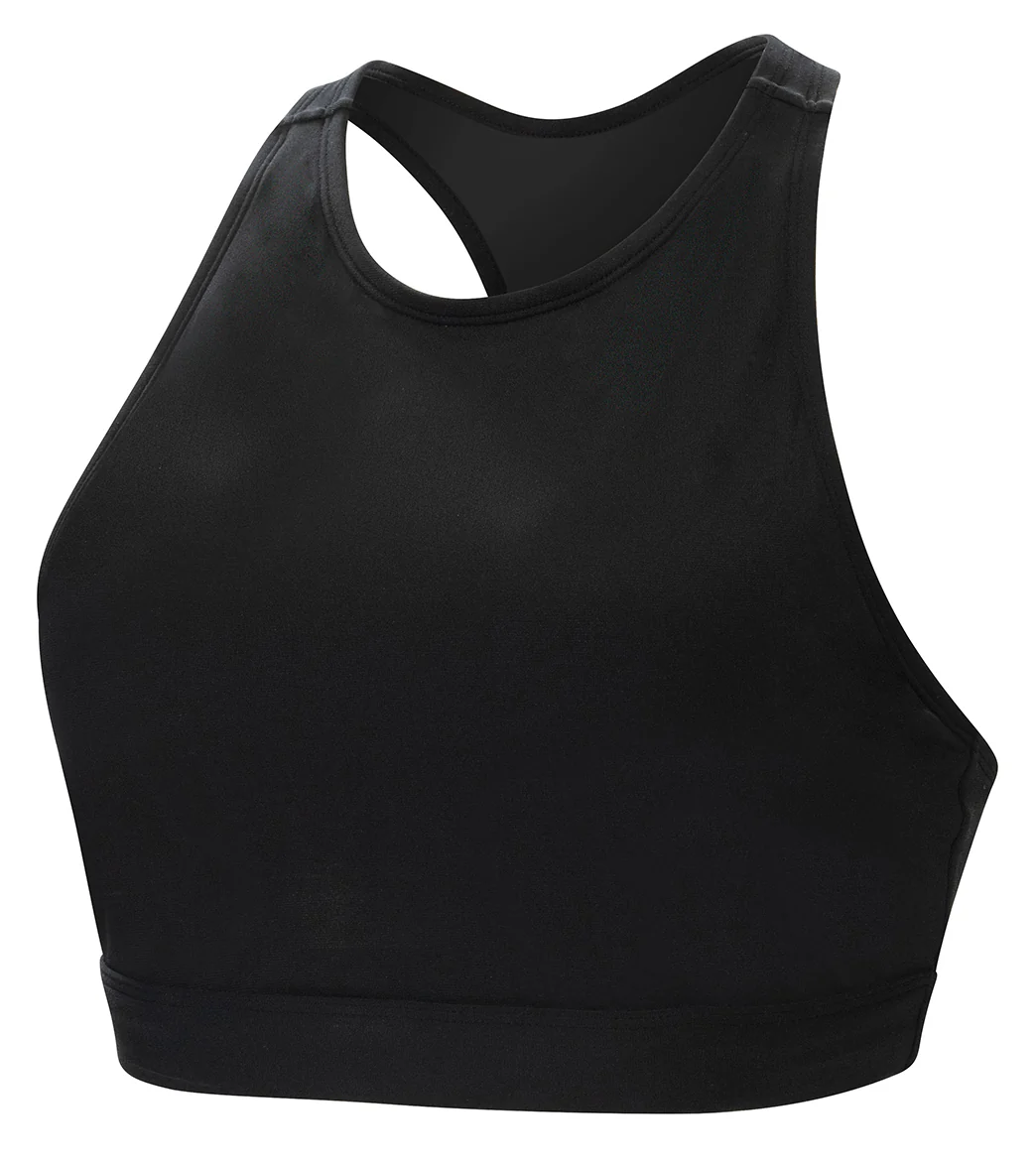 Dolfin Aquashape Women's High Neck Longline Racerback Bikini Top - Image 3