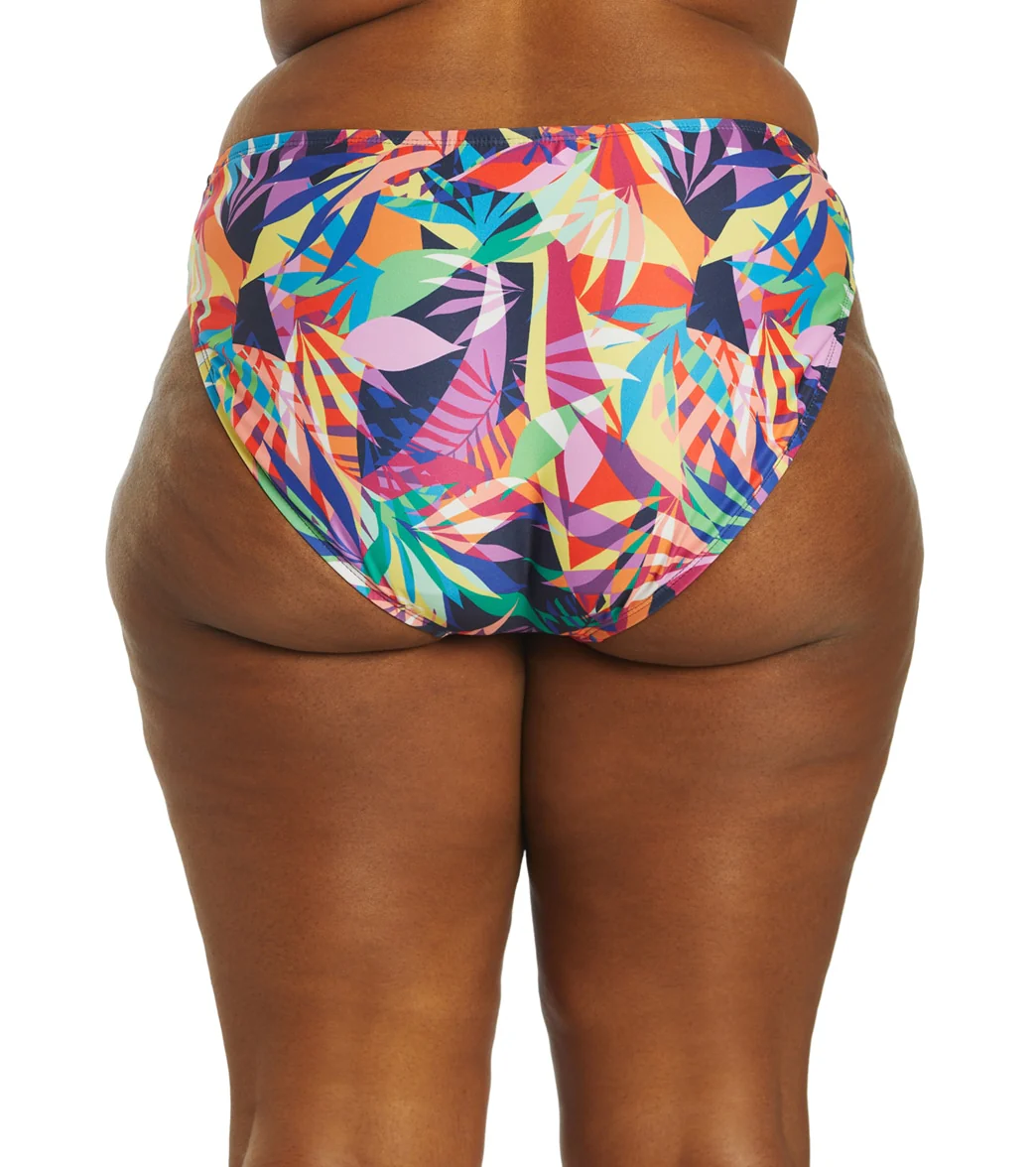 Dolfin Aquashape Women's Print Contemporary Knot Front Bikini Bottom - Image 3