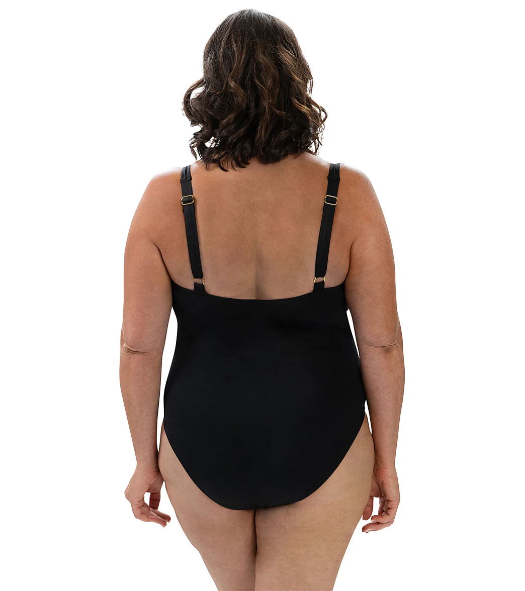 Dolfin Aquashape Women's Printed Moderate Square Neck One Piece Swimsuit - Image 5