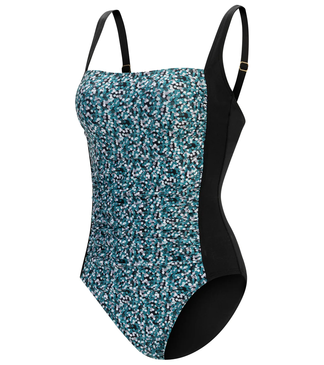 Dolfin Aquashape Women's Printed Moderate Square Neck One Piece Swimsuit - Image 7