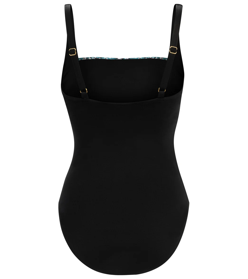 Dolfin Aquashape Women's Printed Moderate Square Neck One Piece Swimsuit - Image 8