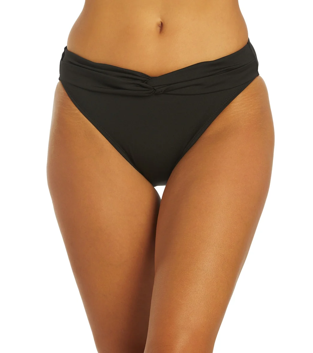 Dolfin Aquashape Women's Solid Contemporary Knot Front Bikini Bottom - Image 7