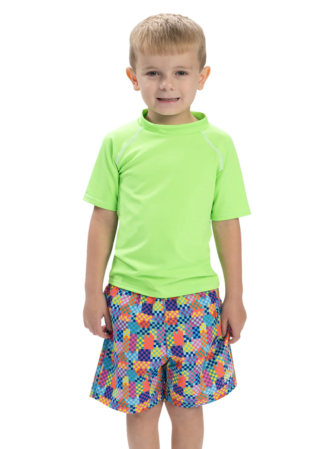Dolfin Boys' Build Me Up Swim Trunk (Toddler, Little Kid)