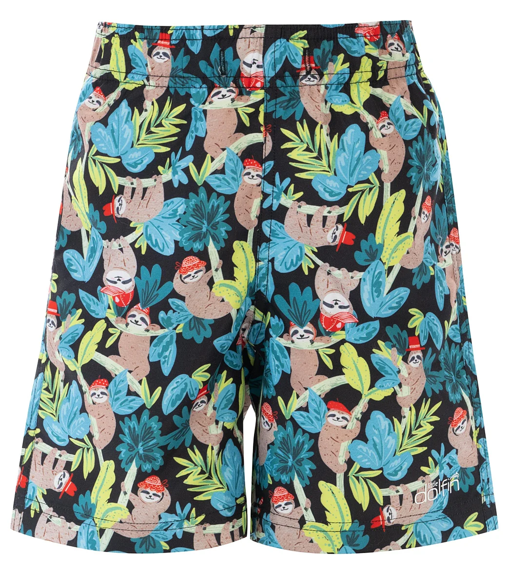 Dolfin Boys' Hang Tight Printed Swim Trunk (Little Kid) - Image 3