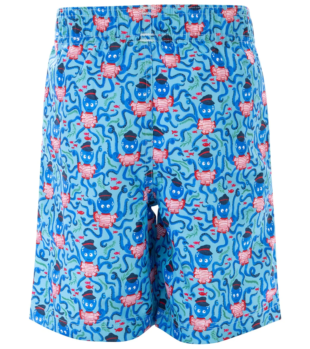 Dolfin Boys' The Captain Printed Swim Trunk (Little Kid) - Image 5