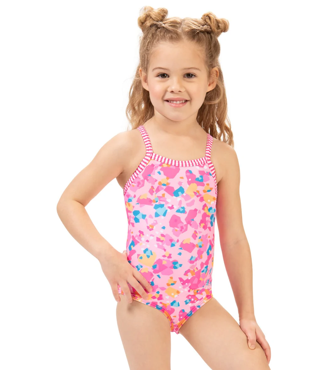 Dolfin Girls' Confetti One Piece Swimsuit (Toddler, Little Kid) - Image 6