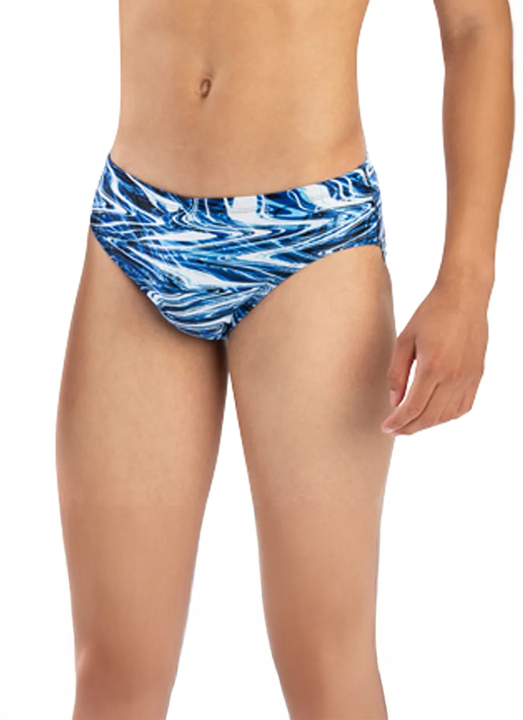 Dolfin Men's Reliance Jet Stream All-Over Print Racer Brief Swimsuit - Image 15