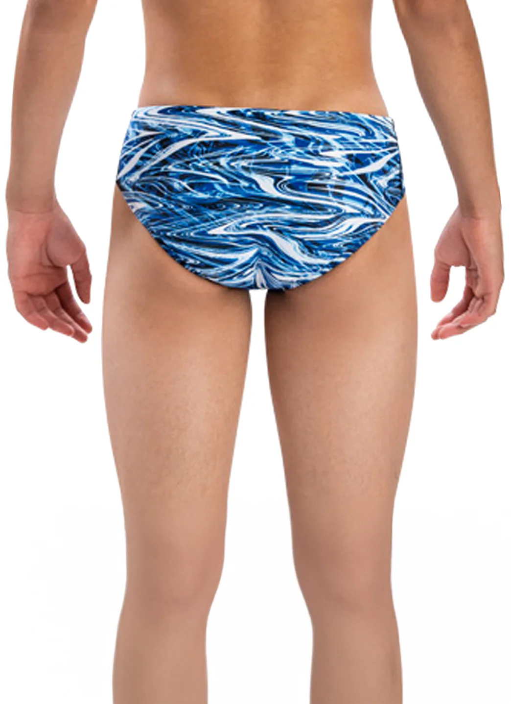 Dolfin Men's Reliance Jet Stream All-Over Print Racer Brief Swimsuit - Image 16