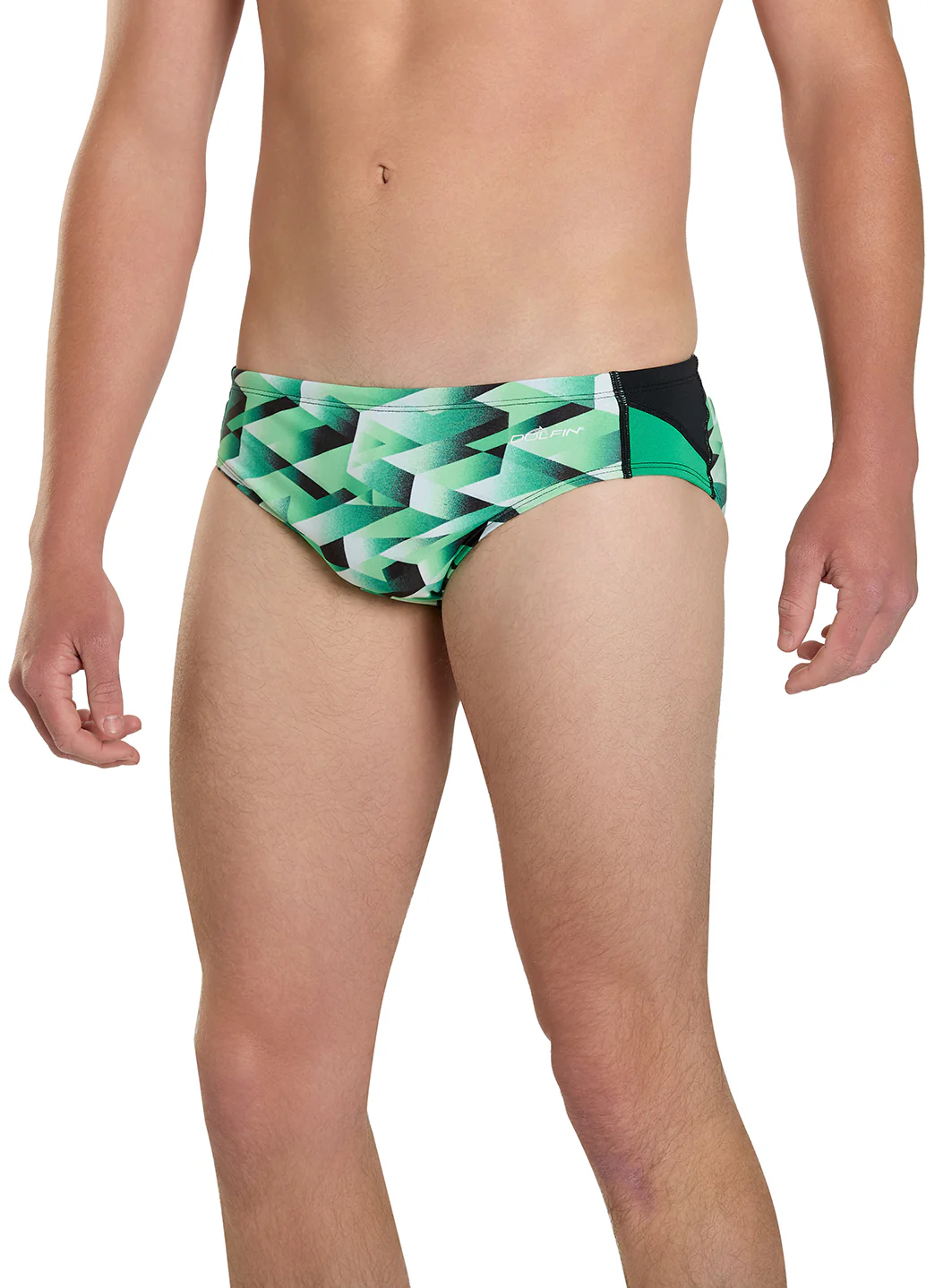 Dolfin Men's Reliance Molten Print Spliced Racer Brief Swimsuit - Image 10