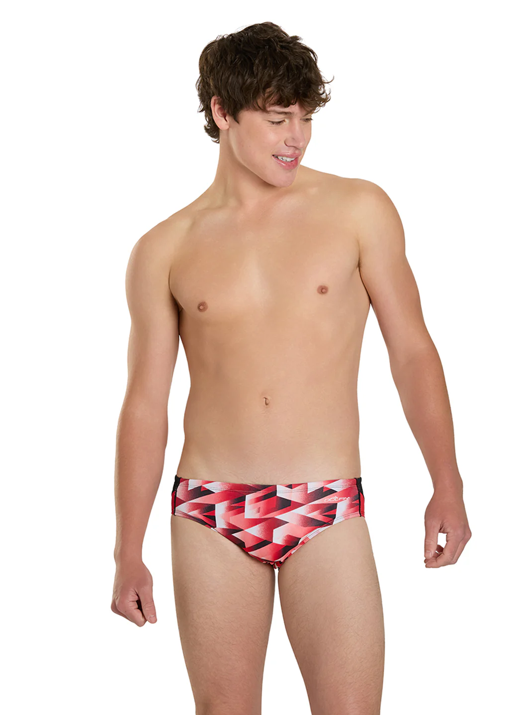 Dolfin Men's Reliance Molten Print Spliced Racer Brief Swimsuit - Image 12