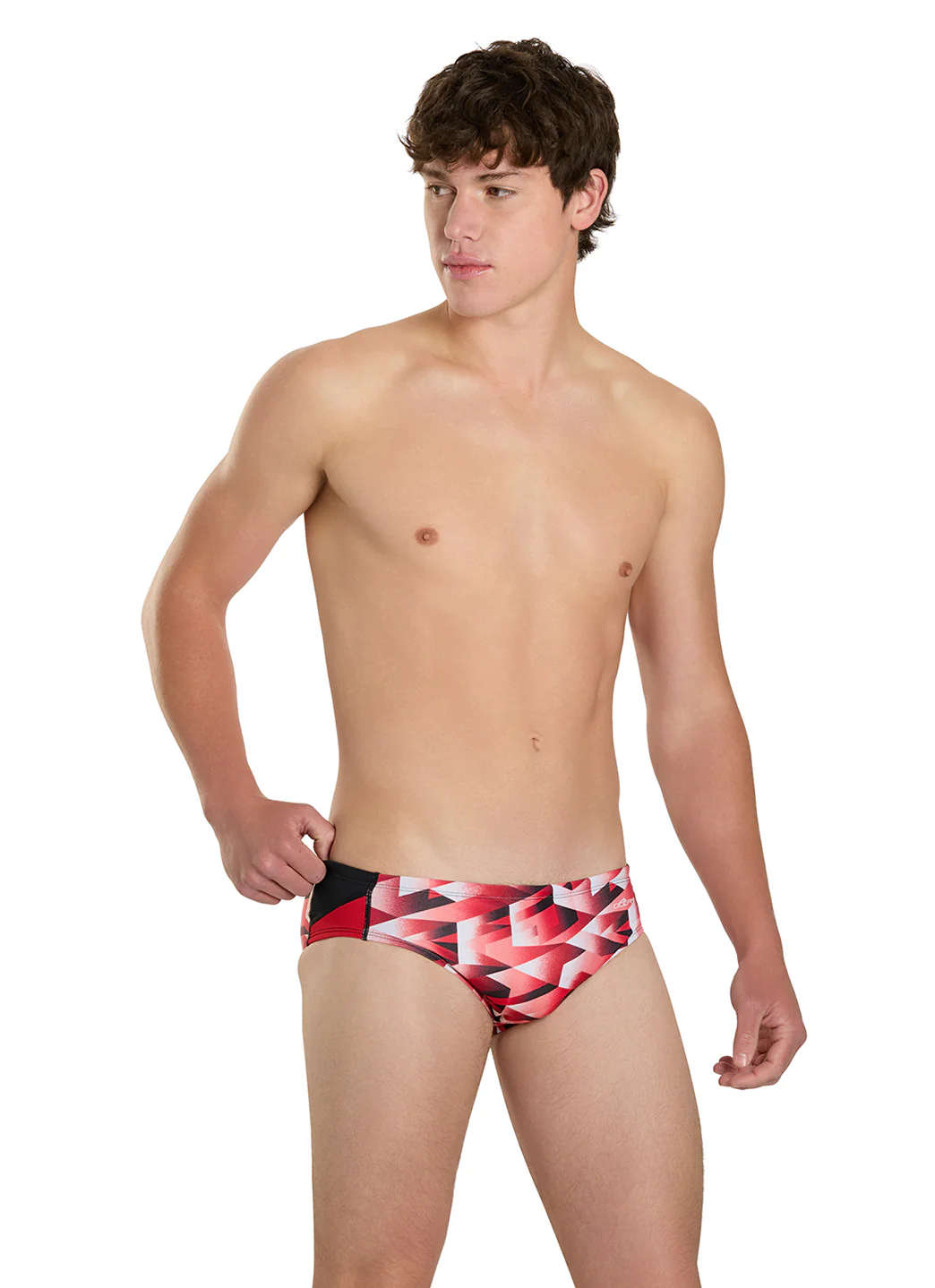 Dolfin Men's Reliance Molten Print Spliced Racer Brief Swimsuit - Image 14