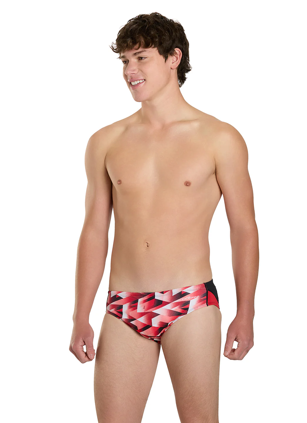 Dolfin Men's Reliance Molten Print Spliced Racer Brief Swimsuit - Image 16