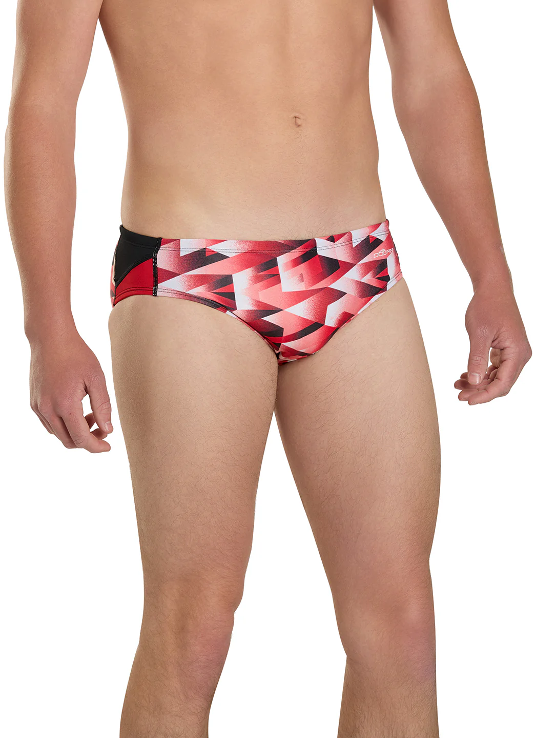 Dolfin Men's Reliance Molten Print Spliced Racer Brief Swimsuit - Image 18