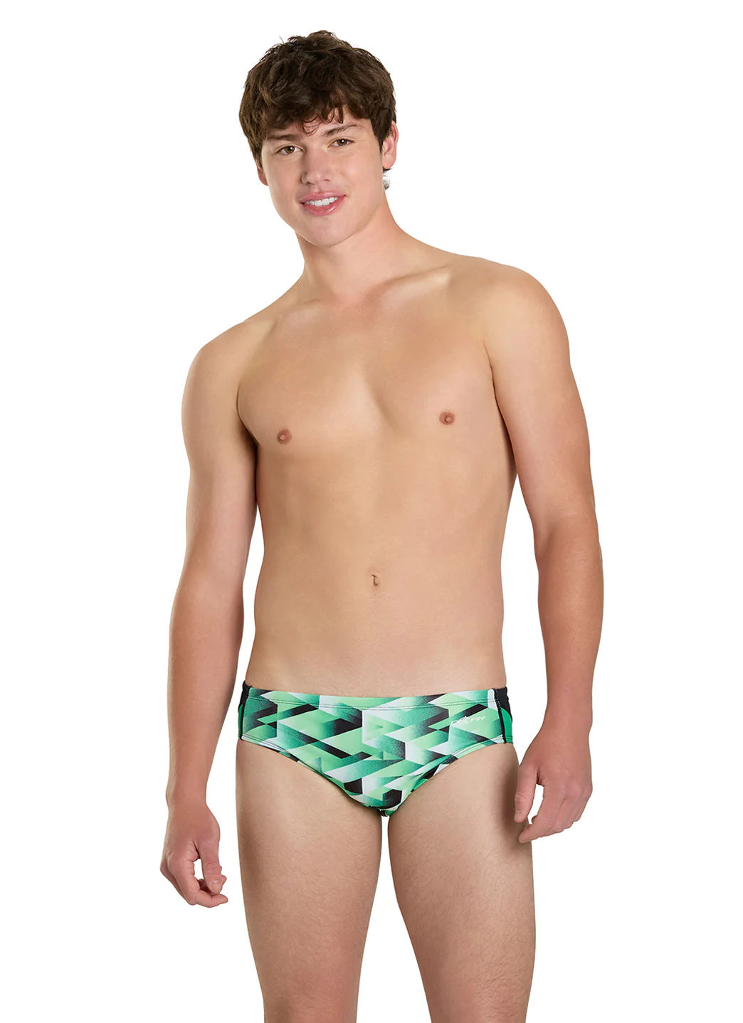 Dolfin Men's Reliance Molten Print Spliced Racer Brief Swimsuit - Image 2
