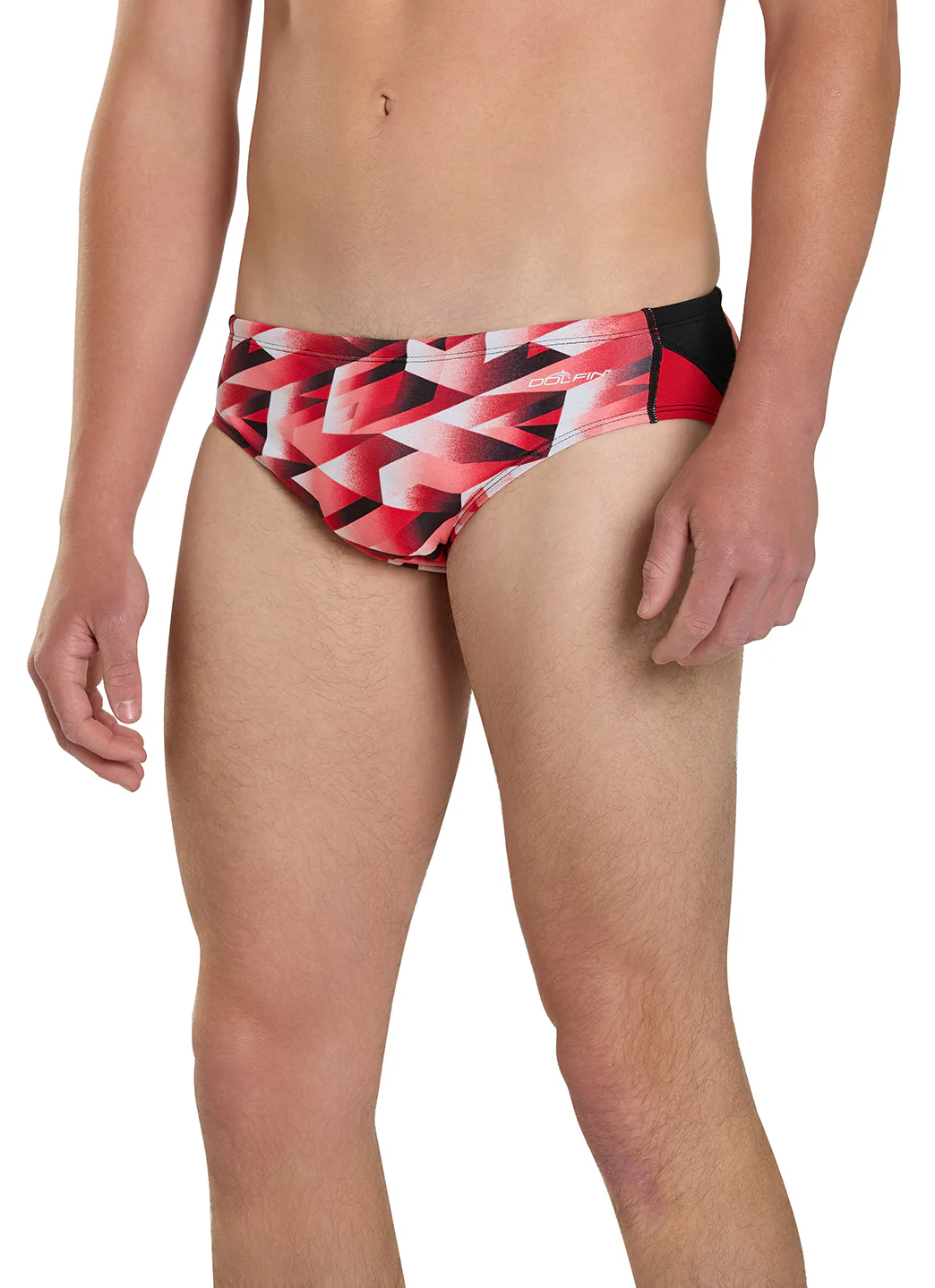 Dolfin Men's Reliance Molten Print Spliced Racer Brief Swimsuit - Image 20