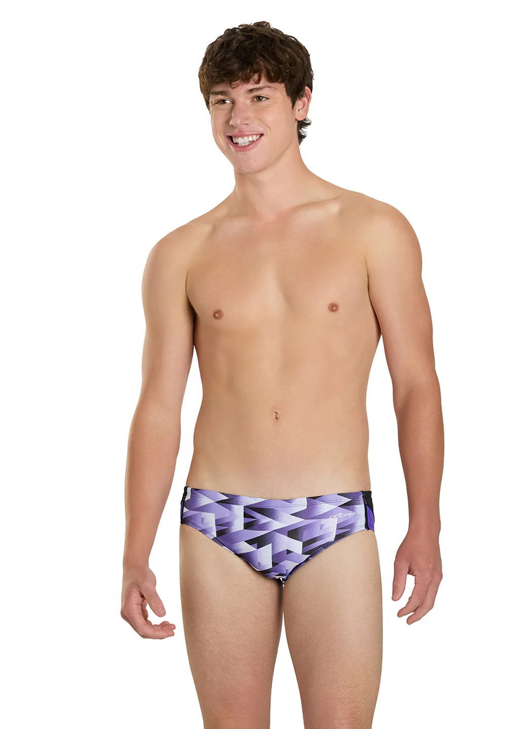 Dolfin Men's Reliance Molten Print Spliced Racer Brief Swimsuit - Image 23