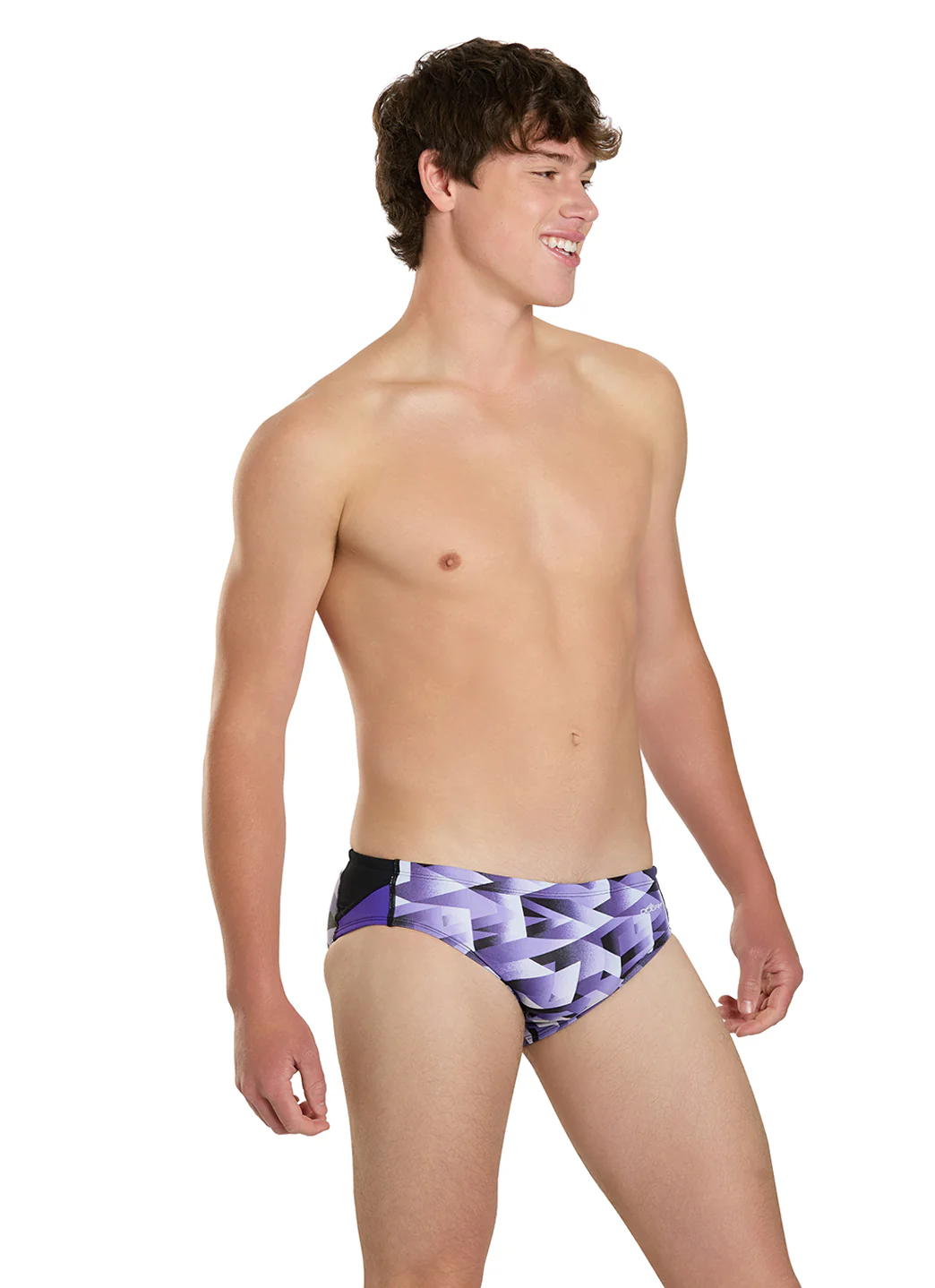 Dolfin Men's Reliance Molten Print Spliced Racer Brief Swimsuit - Image 24