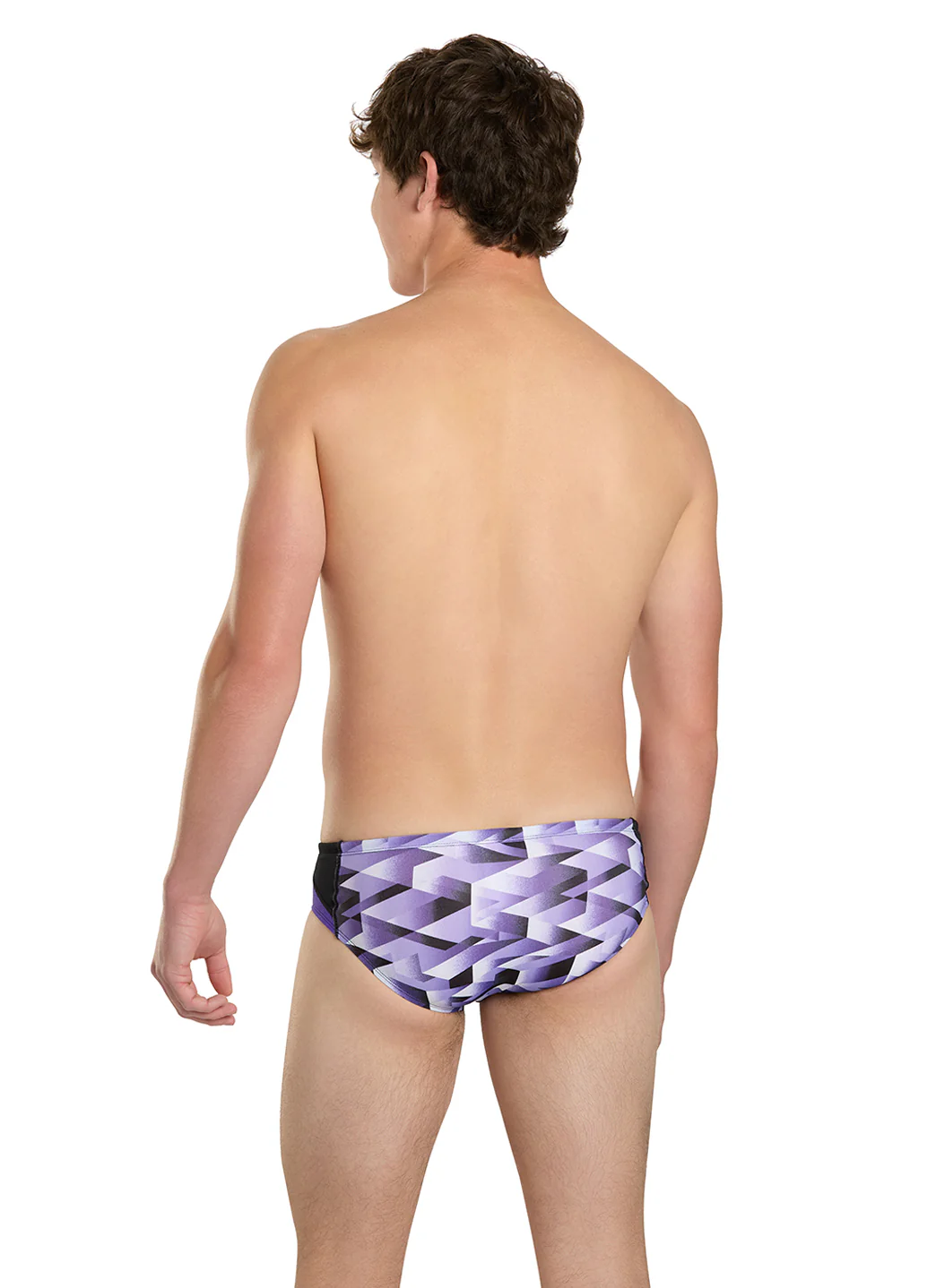 Dolfin Men's Reliance Molten Print Spliced Racer Brief Swimsuit - Image 25