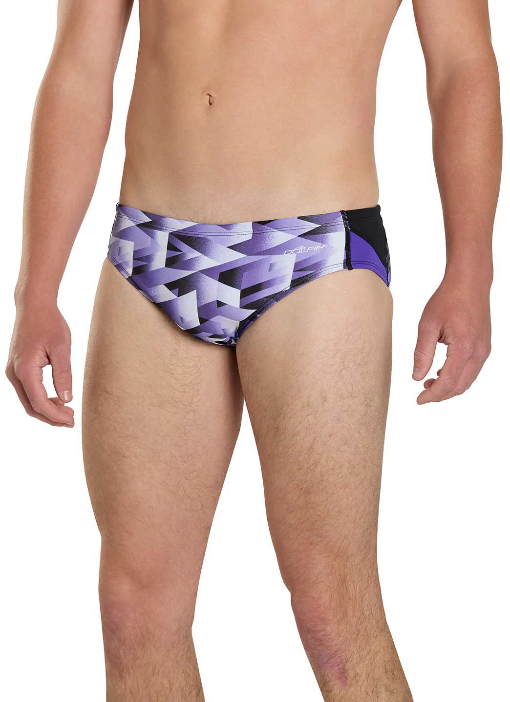 Dolfin Men's Reliance Molten Print Spliced Racer Brief Swimsuit - Image 30