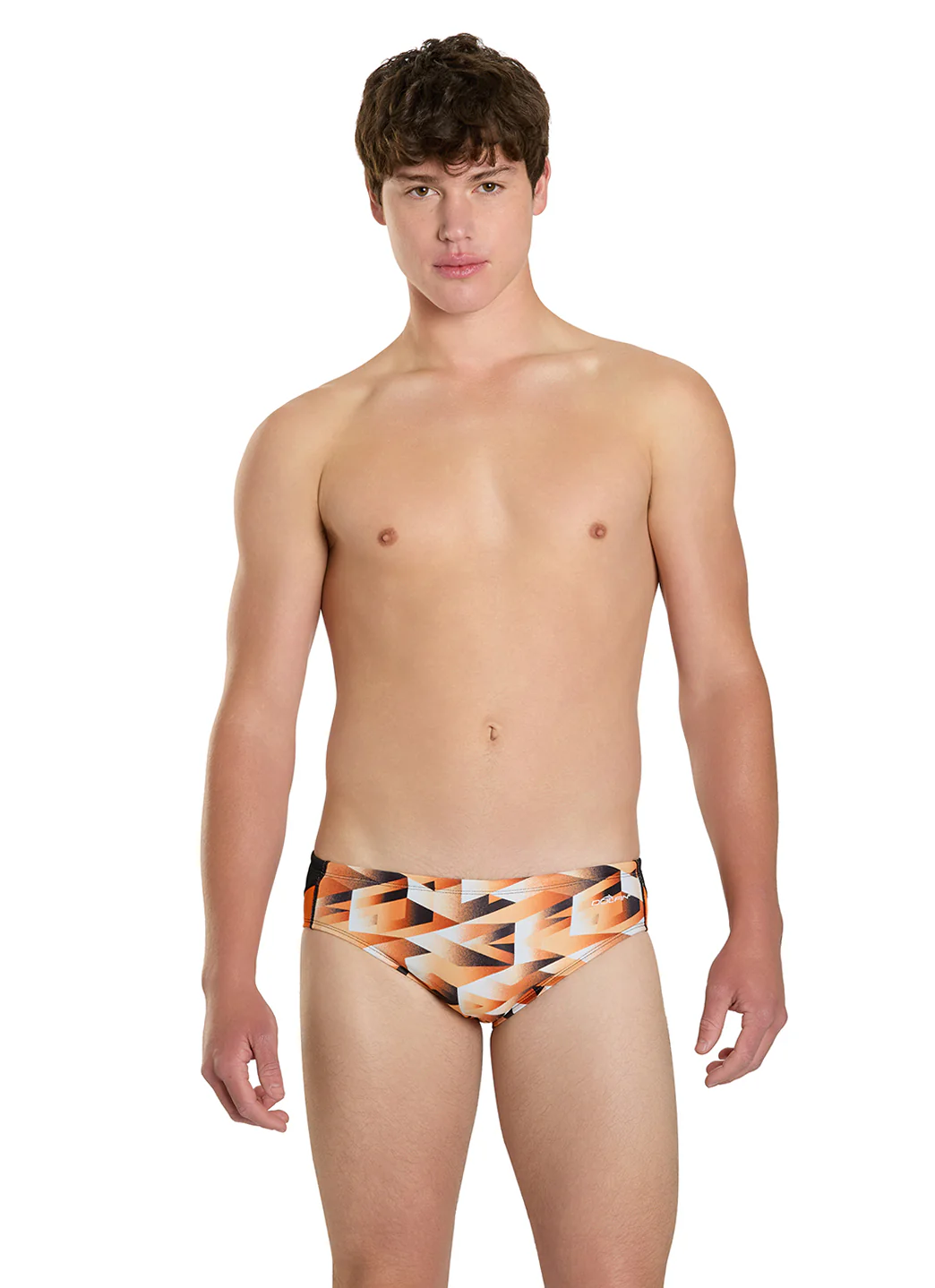 Dolfin Men's Reliance Molten Print Spliced Racer Brief Swimsuit - Image 33