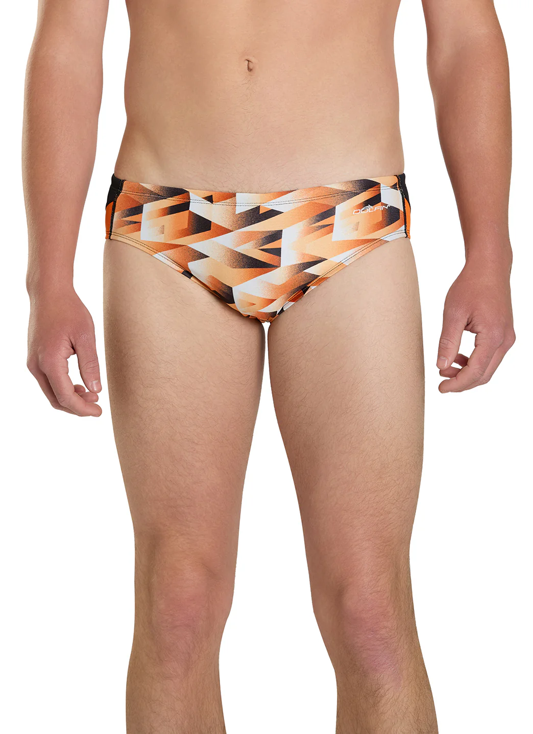Dolfin Men's Reliance Molten Print Spliced Racer Brief Swimsuit - Image 37