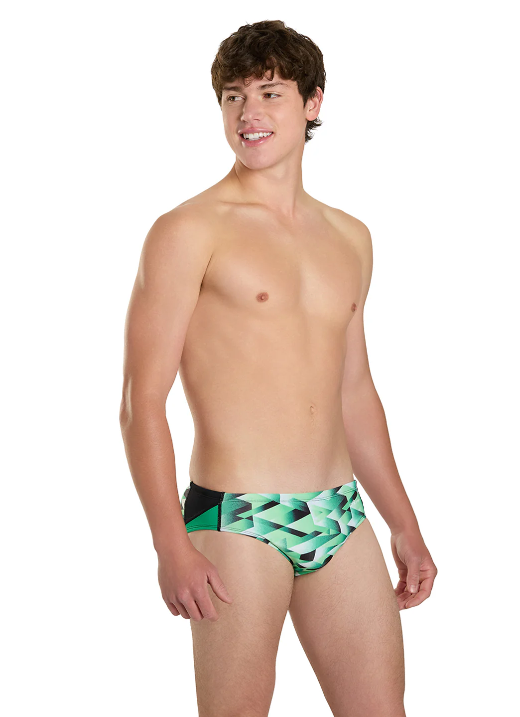 Dolfin Men's Reliance Molten Print Spliced Racer Brief Swimsuit - Image 4