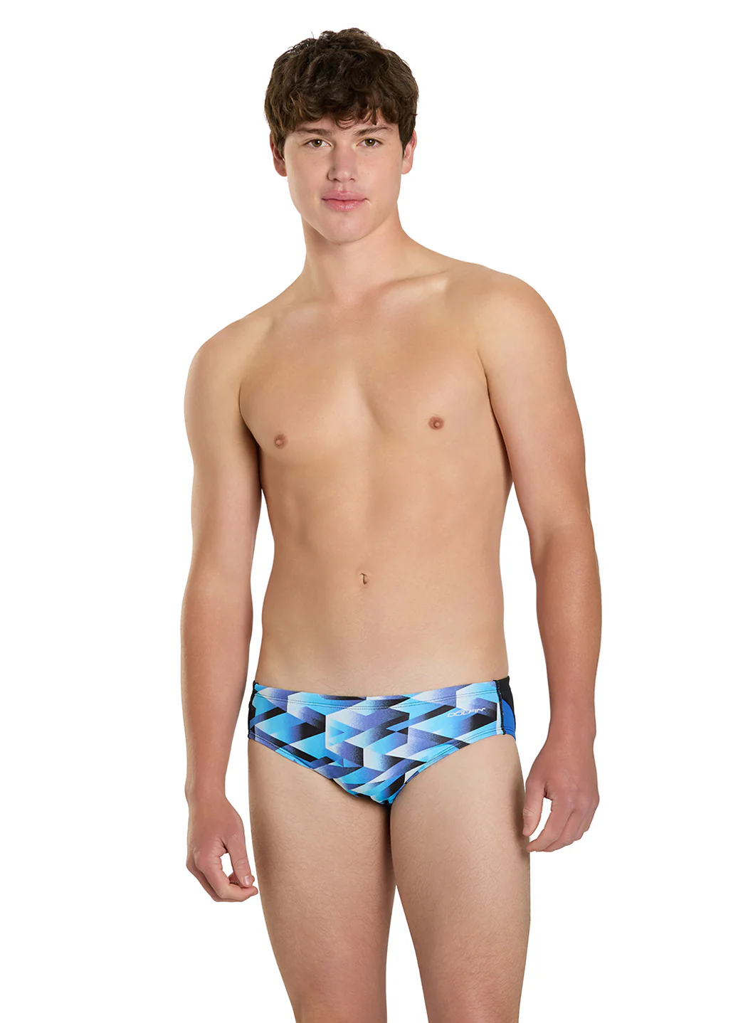Dolfin Men's Reliance Molten Print Spliced Racer Brief Swimsuit - Image 43