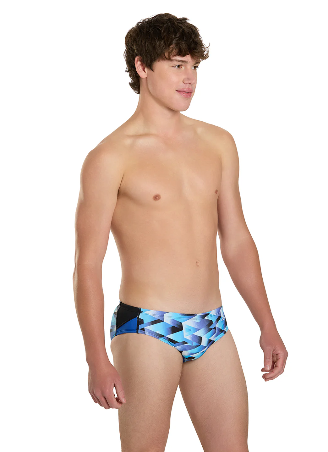 Dolfin Men's Reliance Molten Print Spliced Racer Brief Swimsuit - Image 44