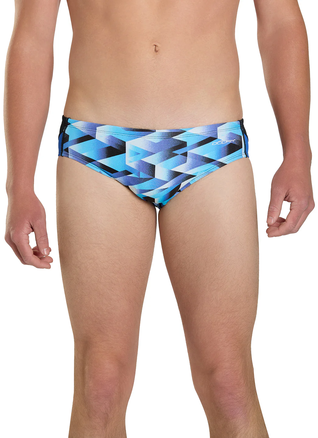 Dolfin Men's Reliance Molten Print Spliced Racer Brief Swimsuit - Image 47
