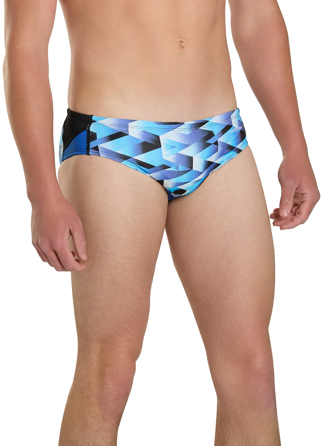 Dolfin Men's Reliance Molten Print Spliced Racer Brief Swimsuit - Image 48