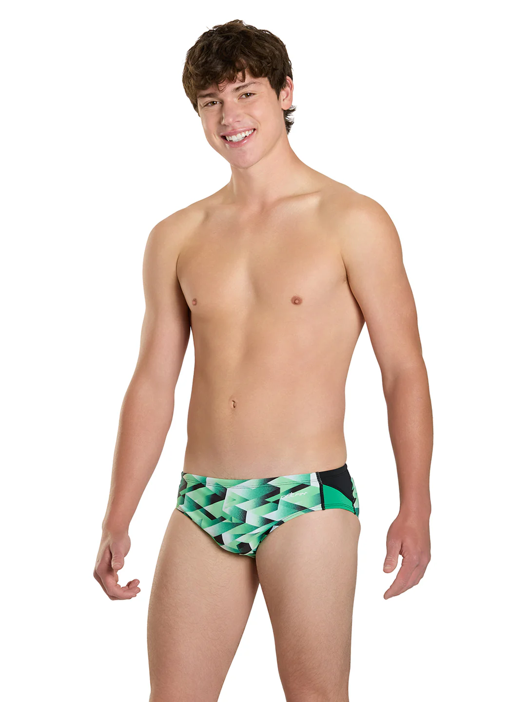 Dolfin Men's Reliance Molten Print Spliced Racer Brief Swimsuit - Image 6