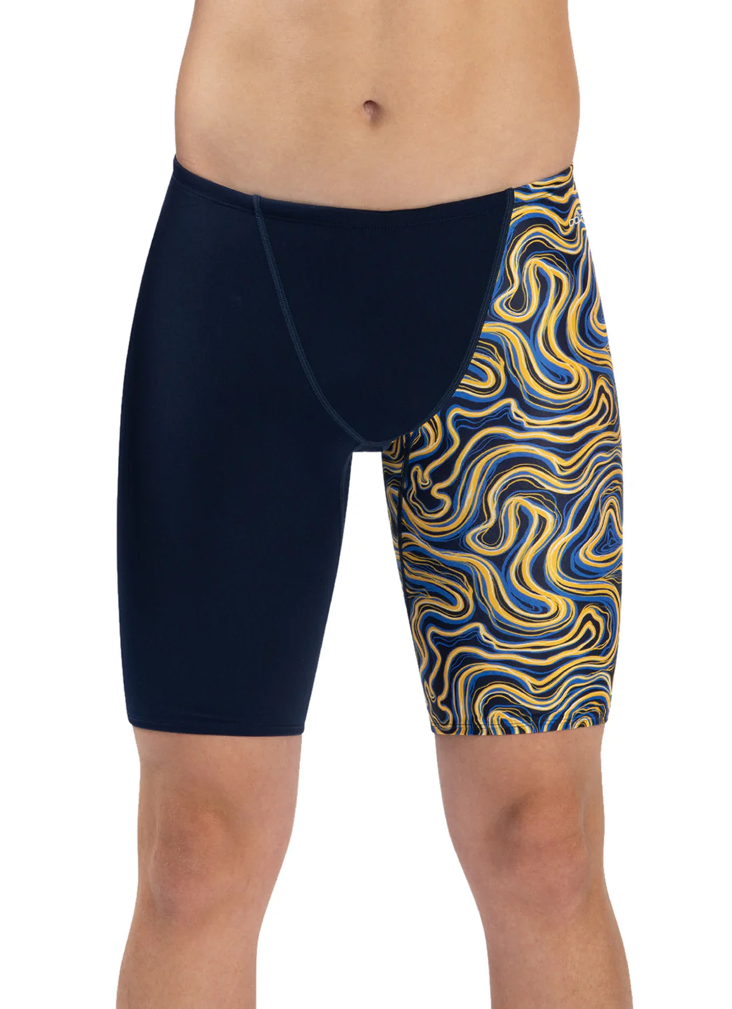 Dolfin Men's Reliance Tsunami Asymmetrical Jammer Swimsuit
