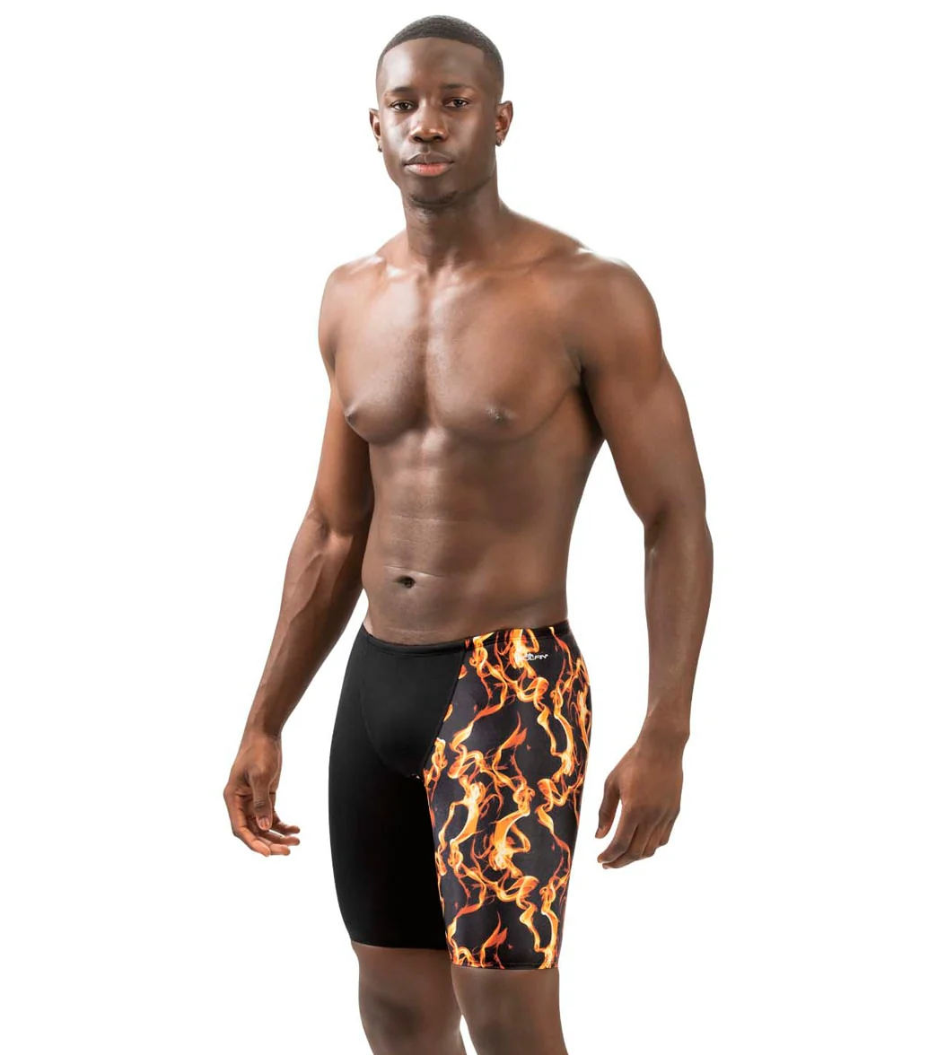 Dolfin Men's Reliance Vapor Print Spliced Jammer Swimsuit - Image 15