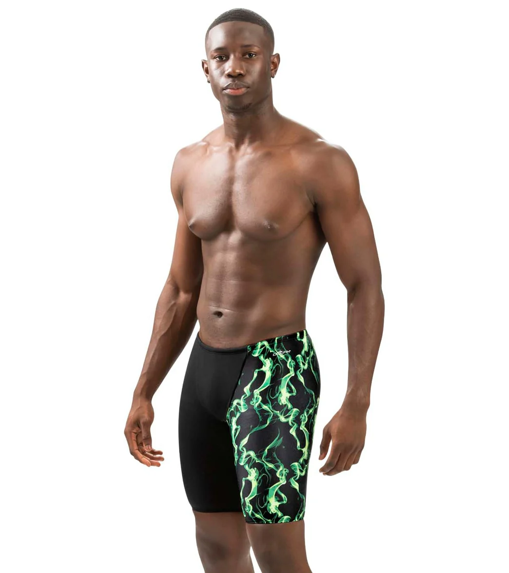 Dolfin Men's Reliance Vapor Print Spliced Jammer Swimsuit - Image 6