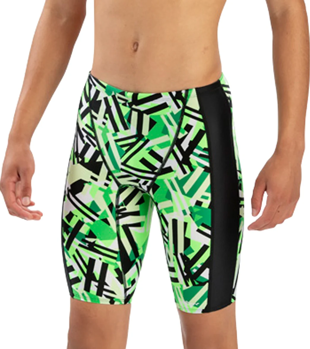 Dolfin Men's XtraSleek Eco Tectonic Spliced Jammer Swimsuit