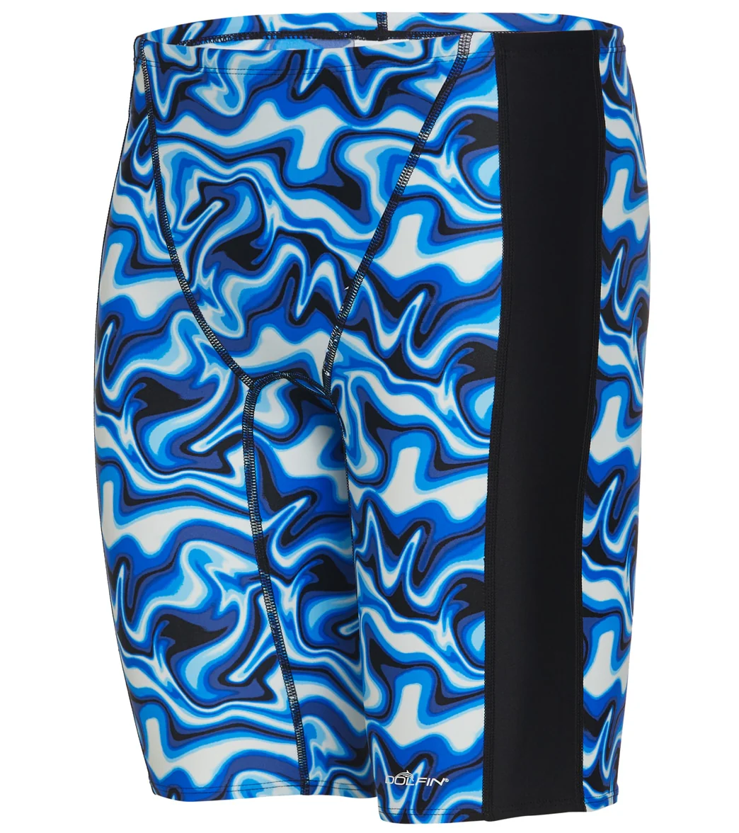 Dolfin Men's Xtrasleek Surge Print Spliced Jammer Swimsuit - Image 16