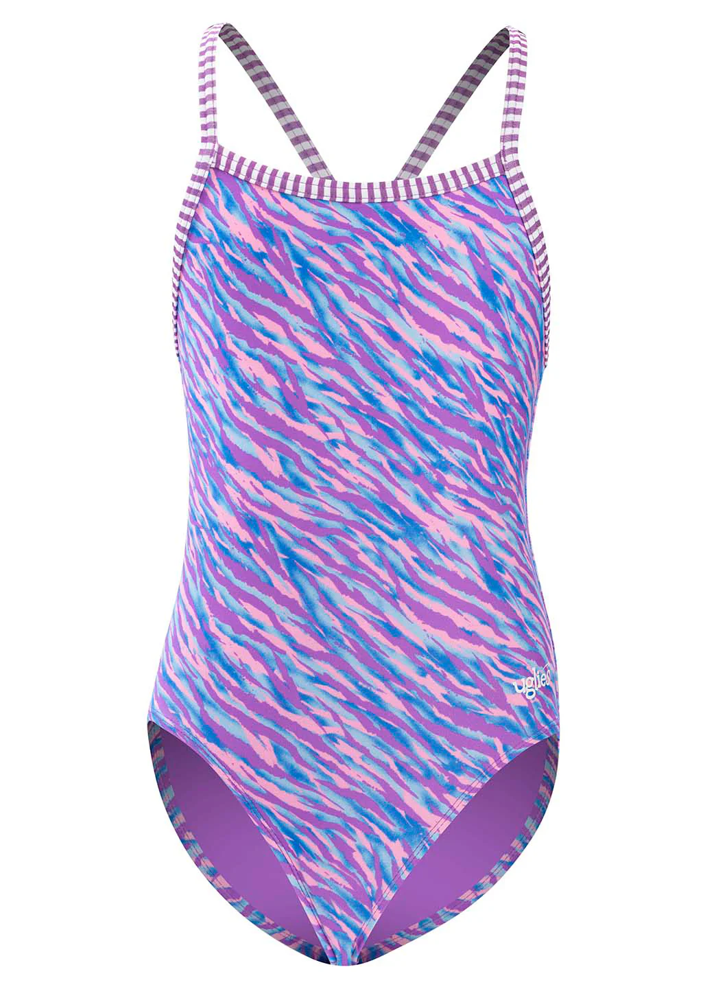 Dolfin Uglies Girls' Aurora Print One Piece Swimsuit (Big Kid) - Image 4