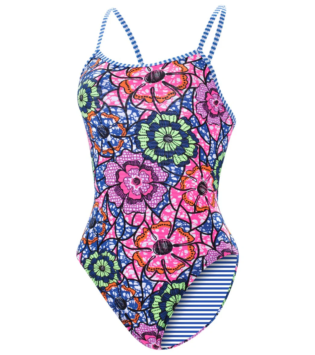 Dolfin Uglies Women's Double Strap Back One Piece Swimsuit - Image 38