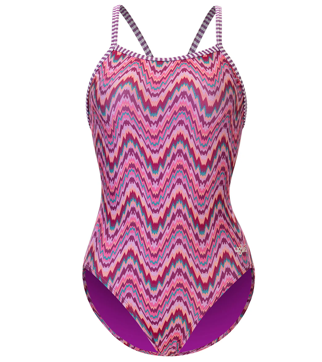 Dolfin Uglies Women's V-2 Back One Piece Swimsuit - Image 21