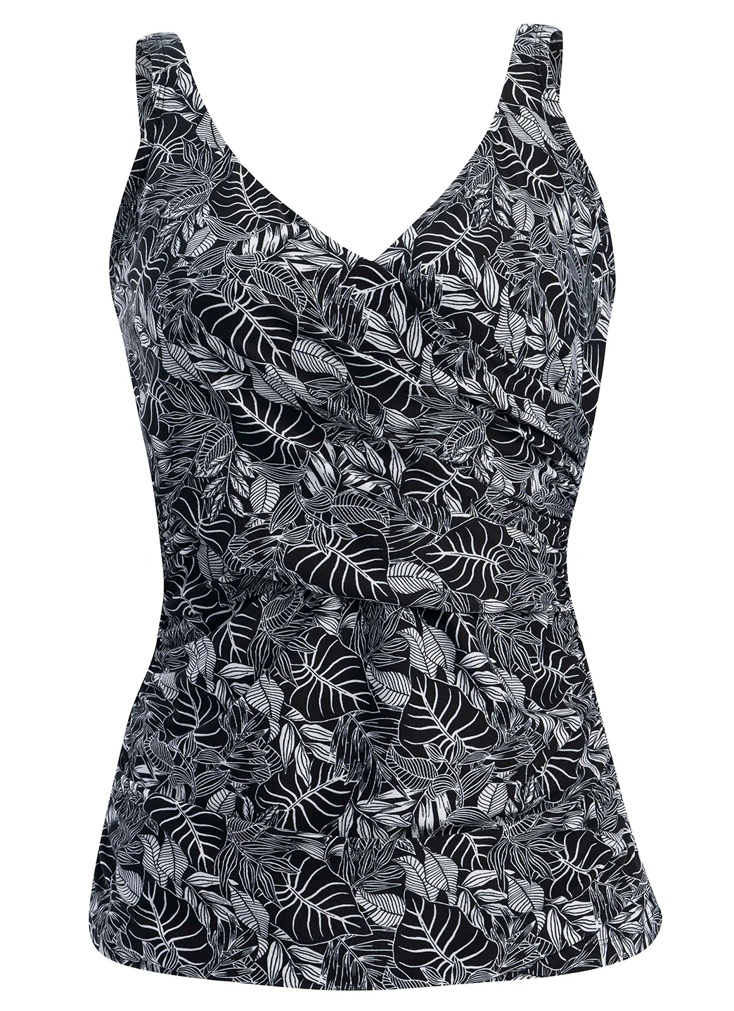 Dolfin Women's Aquashape Print Wrap Front Tankini Top - Image 5