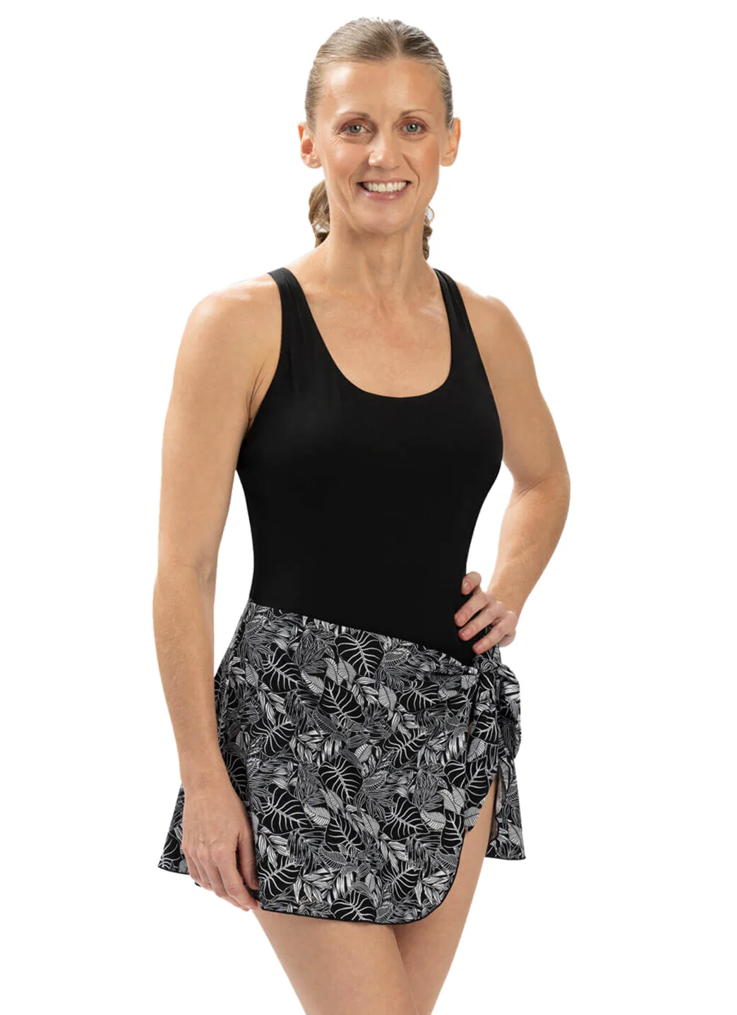 Dolfin Women's Aquashapre Printed Scoop Neck Swim Dress - Image 3
