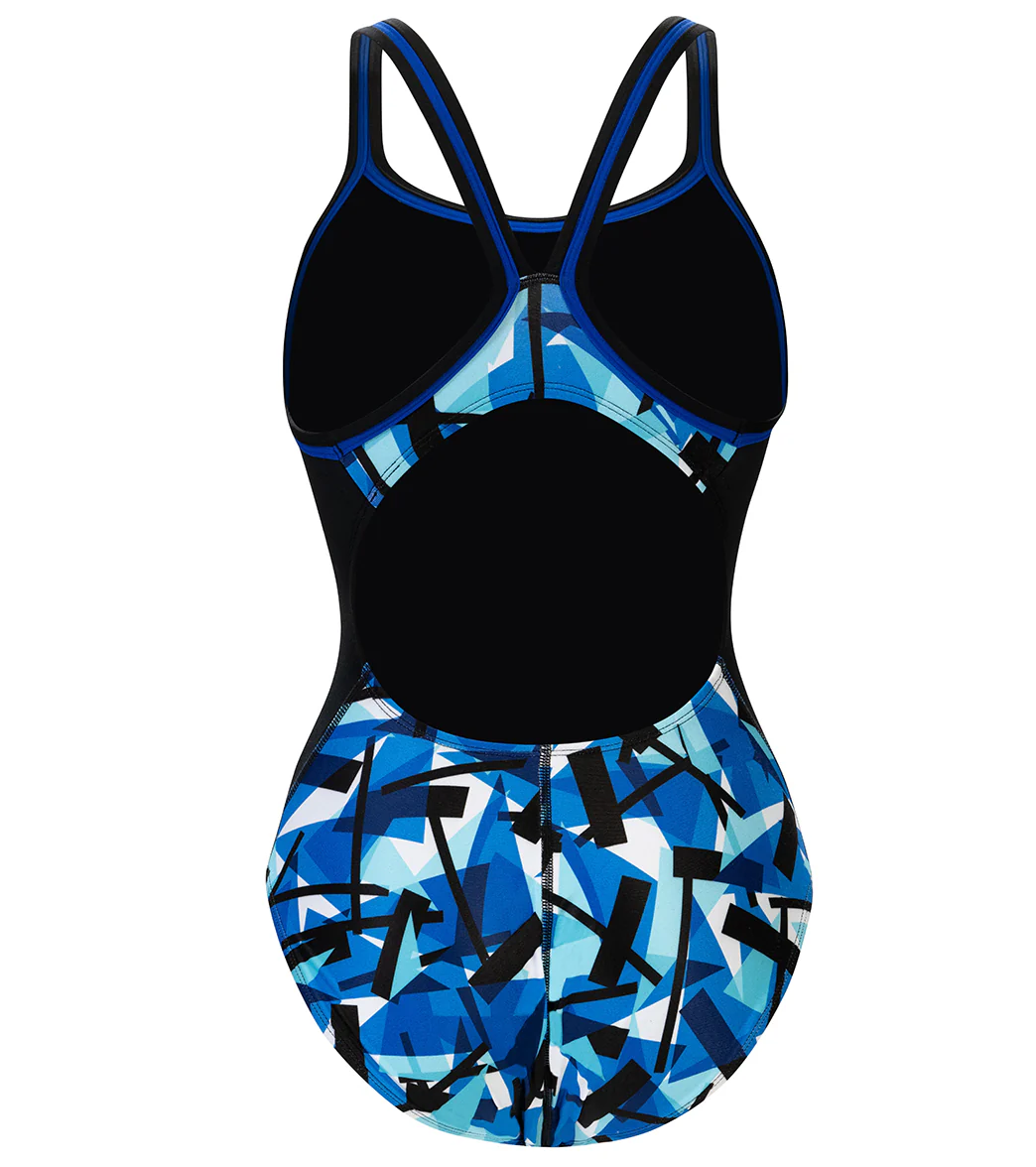 Dolfin Women's Reliance Color Blocked Razor DBX Back One Piece Swimsuit - Image 29