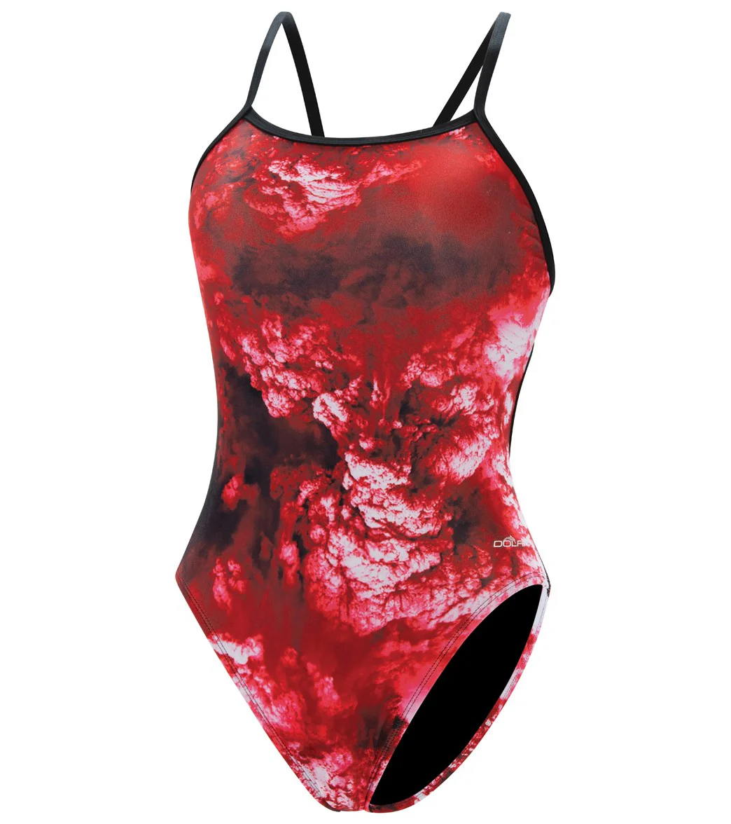 Dolfin Women's Reliance Cyclone String Back One Piece Swimsuit - Image 5