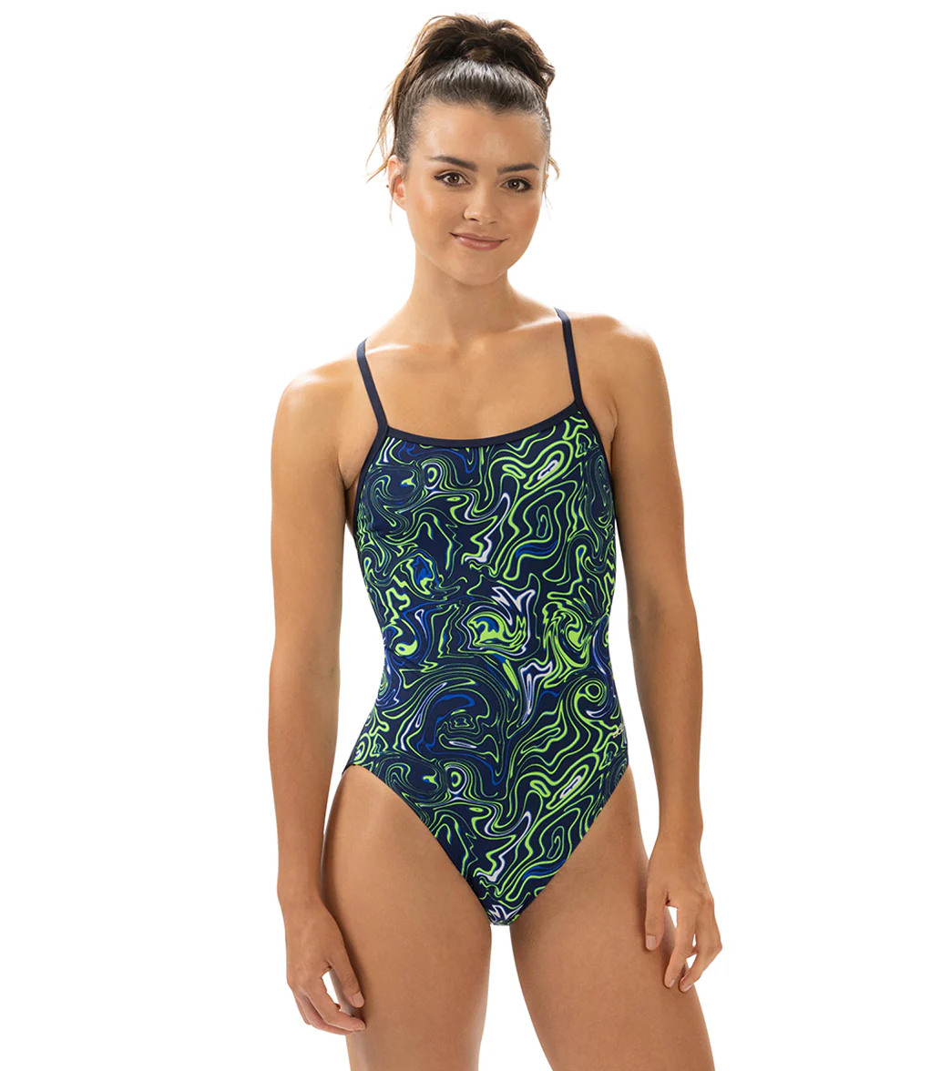 Dolfin Women's Reliance Forcefield V-Back One Piece Swimsuit - Image 34
