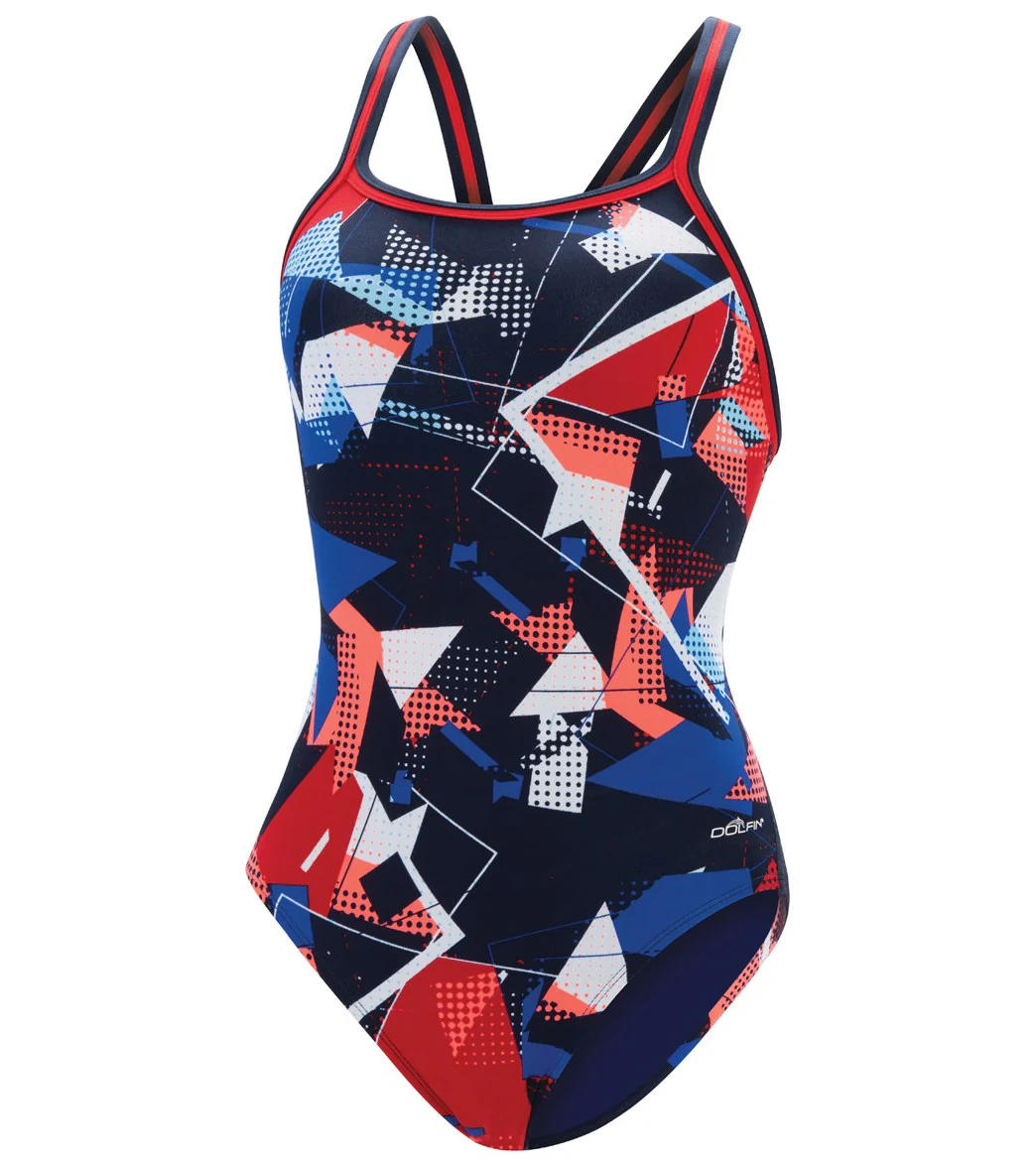 Dolfin Women's Reliance Renegade DBX Back One Piece Swimsuit - Image 15