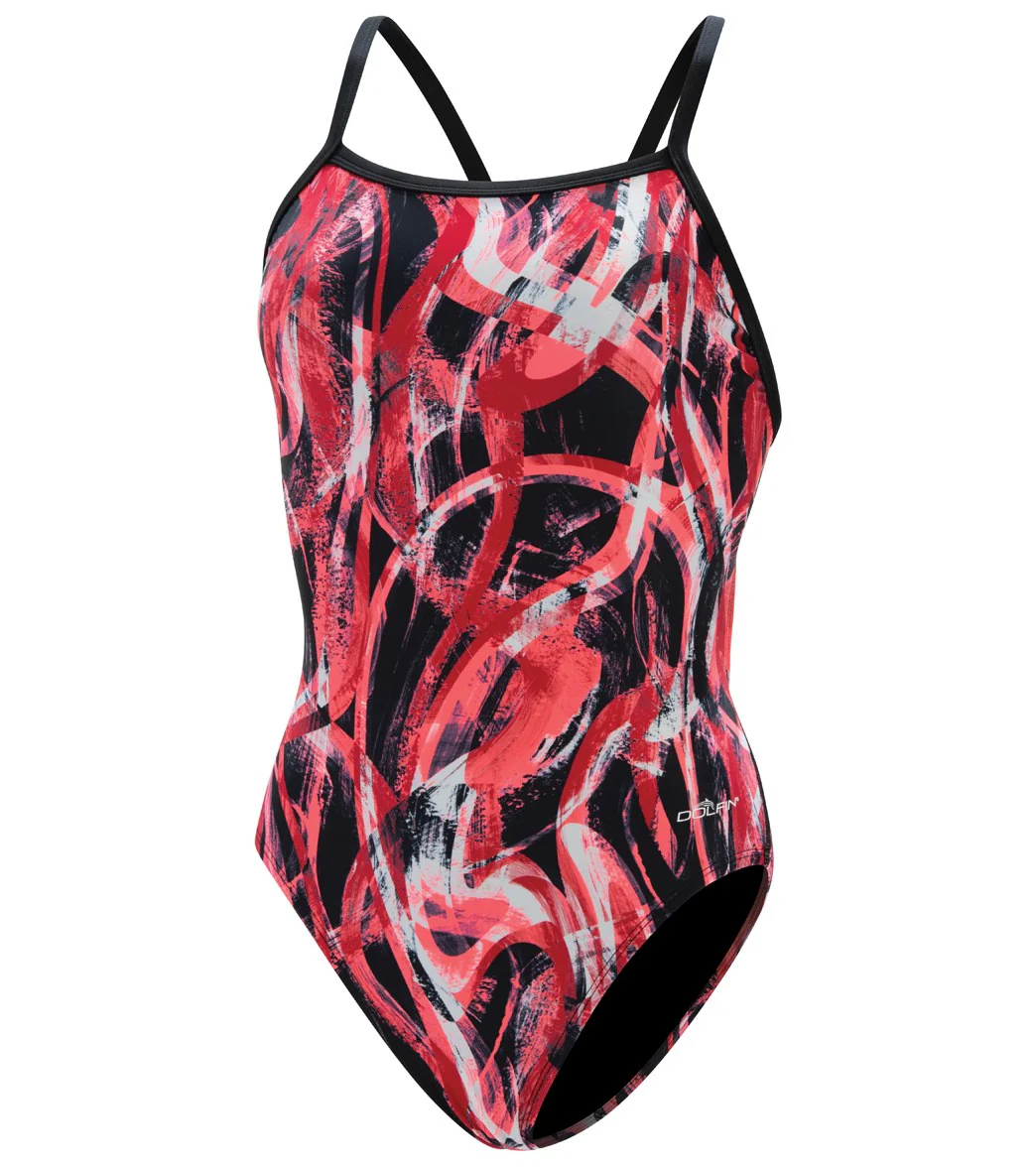 Dolfin Women's XtraSleek Eco Supernova V-2 Back One Piece Swimsuit - Image 15
