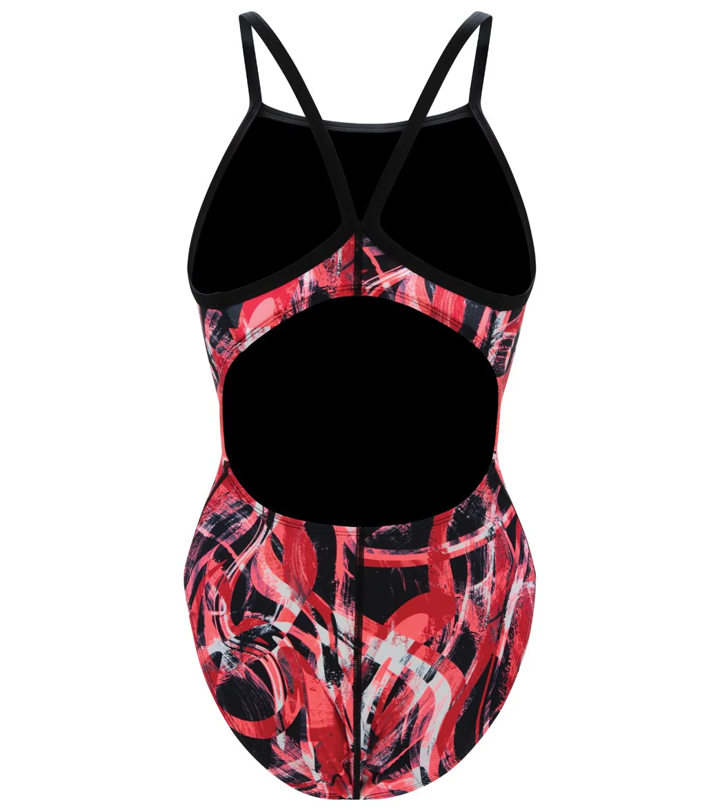 Dolfin Women's XtraSleek Eco Supernova V-2 Back One Piece Swimsuit - Image 16