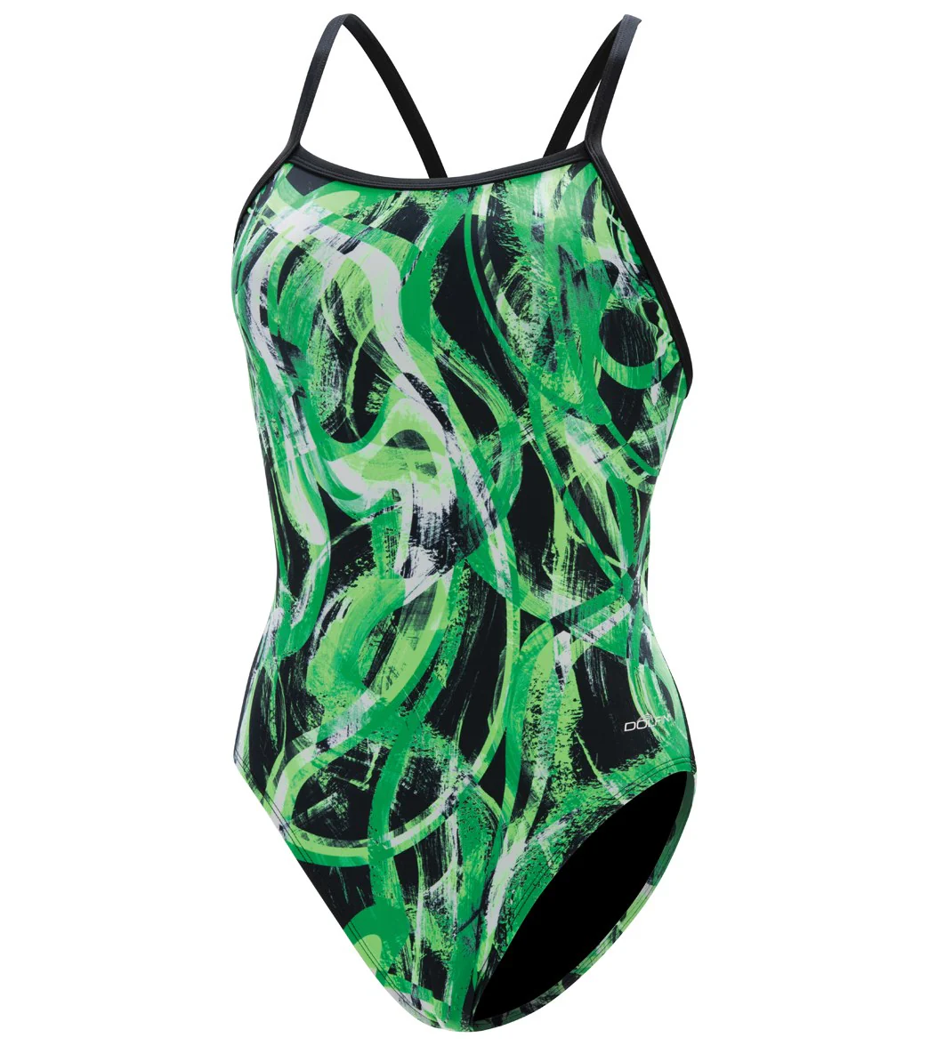 Dolfin Women's XtraSleek Eco Supernova V-2 Back One Piece Swimsuit - Image 27