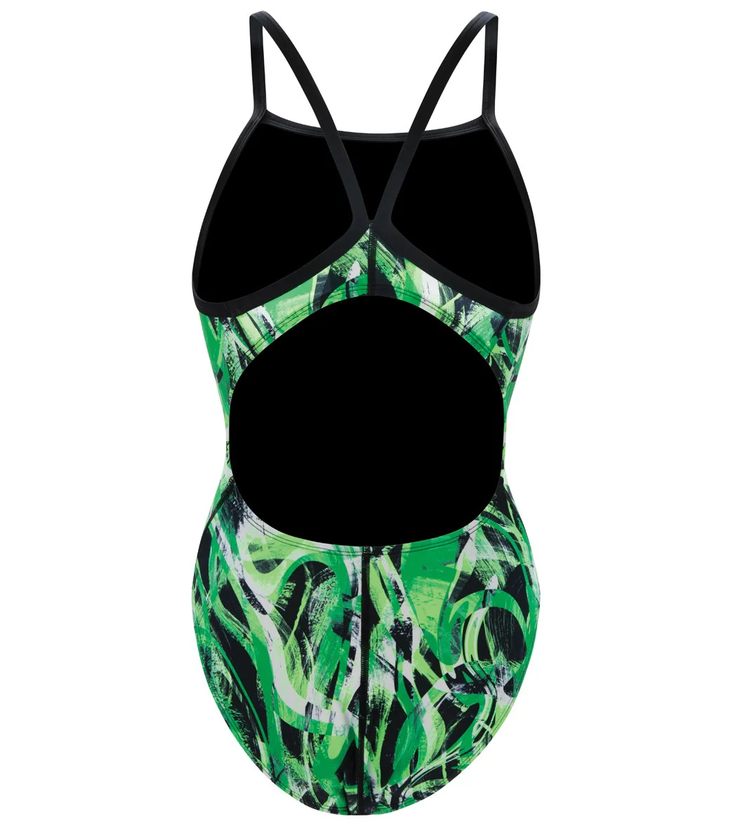 Dolfin Women's XtraSleek Eco Supernova V-2 Back One Piece Swimsuit - Image 28